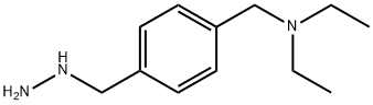 N-ethyl-N-(4-(hydrazinylmethyl)benzyl)ethanamine Struktur