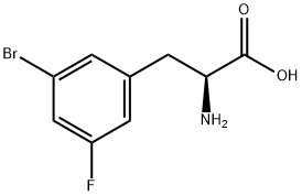 3-Bromo-5-fluoro-L-phenylalanine Struktur