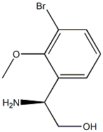 (2S)-2-AMINO-2-(3-BROMO-2-METHOXYPHENYL)ETHAN-1-OL Struktur