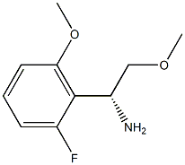 (1R)-1-(2-FLUORO-6-METHOXYPHENYL)-2-METHOXYETHYLAMINE Struktur