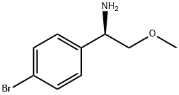 (1R)-1-(4-BROMOPHENYL)-2-METHOXYETHAN-1-AMINE Struktur