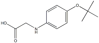 S-4-(1,1-dimethylethoxy)-phenylglycine Struktur