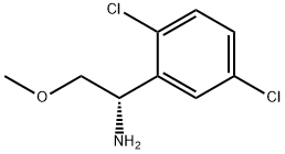 (1S)-1-(2,5-DICHLOROPHENYL)-2-METHOXYETHYLAMINE Struktur