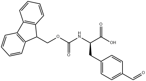 N-Fmoc-D-4-formyl-Phenylalanine Struktur