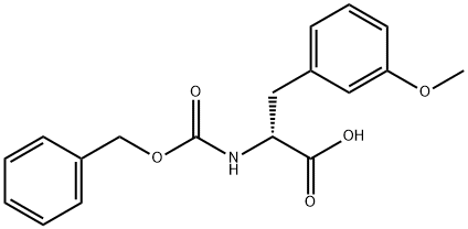 N-Cbz-D-3-methoxy-Phenylalanine Struktur