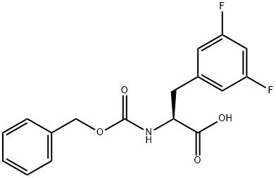 Cbz-3,5-Difluoro-L-Phenylalanine Struktur