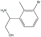 2-AMINO-2-(3-BROMO-2-METHYLPHENYL)ETHAN-1-OL Struktur