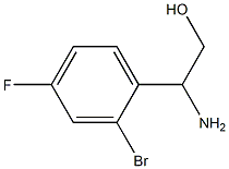 2-AMINO-2-(2-BROMO-4-FLUOROPHENYL)ETHAN-1-OL Struktur