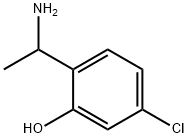 2-(1-AMINOETHYL)-5-CHLOROPHENOL Struktur