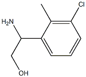 2-AMINO-2-(3-CHLORO-2-METHYLPHENYL)ETHAN-1-OL Struktur