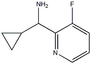 cyclopropyl(3-fluoropyridin-2-yl)methanamine Struktur