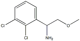 1-(2,3-DICHLOROPHENYL)-2-METHOXYETHAN-1-AMINE Struktur