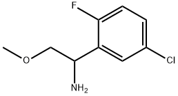 1-(5-CHLORO-2-FLUOROPHENYL)-2-METHOXYETHAN-1-AMINE Struktur