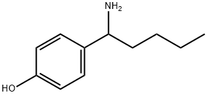 4-(1-AMINOPENTYL)PHENOL Struktur