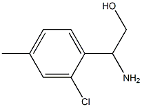 2-AMINO-2-(2-CHLORO-4-METHYLPHENYL)ETHAN-1-OL Struktur