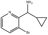 (3-bromopyridin-2-yl)(cyclopropyl)methanamine Struktur