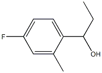 1-(4-fluoro-2-methylphenyl)propan-1-ol Struktur