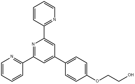 Ethanol, 2-(4-[2,2':6',2''-terpyridin]-4'-ylphenoxy)- Struktur