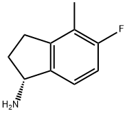 (1R)-5-FLUORO-4-METHYLINDANYLAMINE Struktur