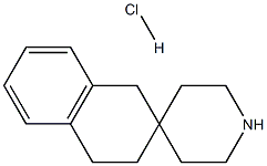 3,4-DIHYDRO-1H-SPIRO[NAPHTHALENE-2,4-PIPERIDINE] HCL Struktur