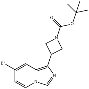 1-Azetidin-3-Yl-7-Bromo-Imidazo[1,5-A]Pyridine Structure