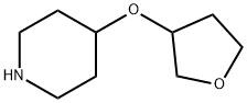 4-(oxolan-3-yloxy)piperidine Struktur