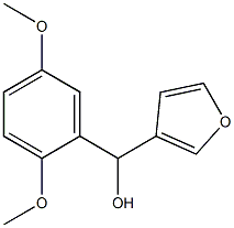 (2,5-DIMETHOXYPHENYL)(FURAN-3-YL)METHANOL Struktur