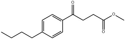 METHYL 4-(4-BUTYLPHENYL)-4-OXOBUTANOATE Struktur