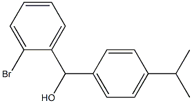 (2-BROMOPHENYL)(4-ISOPROPYLPHENYL)METHANOL Struktur