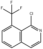 1-Chloro-8-(trifluoromethyl)isoquinoline Struktur