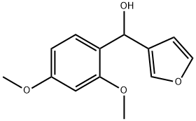 (2,4-DIMETHOXYPHENYL)(FURAN-3-YL)METHANOL Struktur