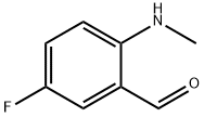 5-Fluoro-2-(methylamino)benzaldehyde Struktur