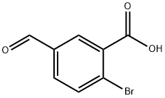 2-Bromo-5-formyl-benzoic acid Struktur