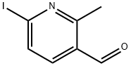 6-Iodo-2-methyl-pyridine-3-carbaldehyde Struktur