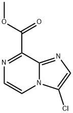 3-Chloro-imidazo[1,2-a]pyrazine-8-carboxylic acid methyl ester Struktur