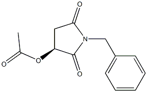 2,5-Pyrrolidinedione,3-(acetyloxy)-1-(phenylmethyl)-, (3S)-