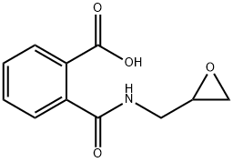 N-Oxiranylmethyl-phthalamic acid Struktur