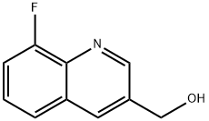 (8-FLUOROQUINOLIN-3-YL)METHANOL Struktur