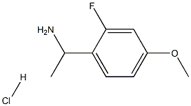 1-(2'-FLUORO-4'-METHOXYPHENYL)ETHANAMINE HYDROCHLORIDE Struktur