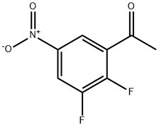 1-(2,3-DIFLUORO-5-NITROPHENYL)ETHANONE Struktur