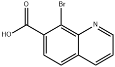 8-Bromo-quinoline-7-carboxylic acid Struktur