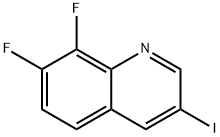 7,8-DIFLUORO-3-IODOQUINOLINE Struktur