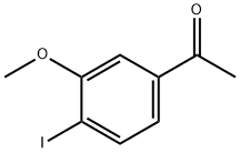 1-(4-Iodo-3-methoxy-phenyl)-ethanone Struktur