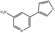 5-(thiophen-3-yl)pyridin-3-amine Struktur