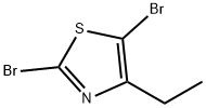 2,5-dibromo-4-ethylthiazole Struktur