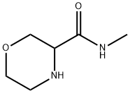 Morpholine-3-carboxylic acid methylamide Struktur