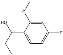 1-(4-FLUORO-2-METHOXYPHENYL)PROPAN-1-OL Struktur