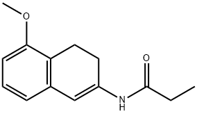 N-(3,4-Dihydro-5-methoxy-2-naphthalenyl)propanamide Struktur