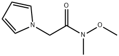 N-methoxy-N-methyl-2-(1H-pyrrol-1-yl)acetamide Struktur