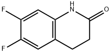 6,7-DIFLUORO-3,4-DIHYDROQUINOLIN-2(1H)-ONE Struktur